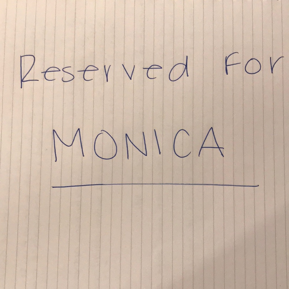Reserved for MONICA
